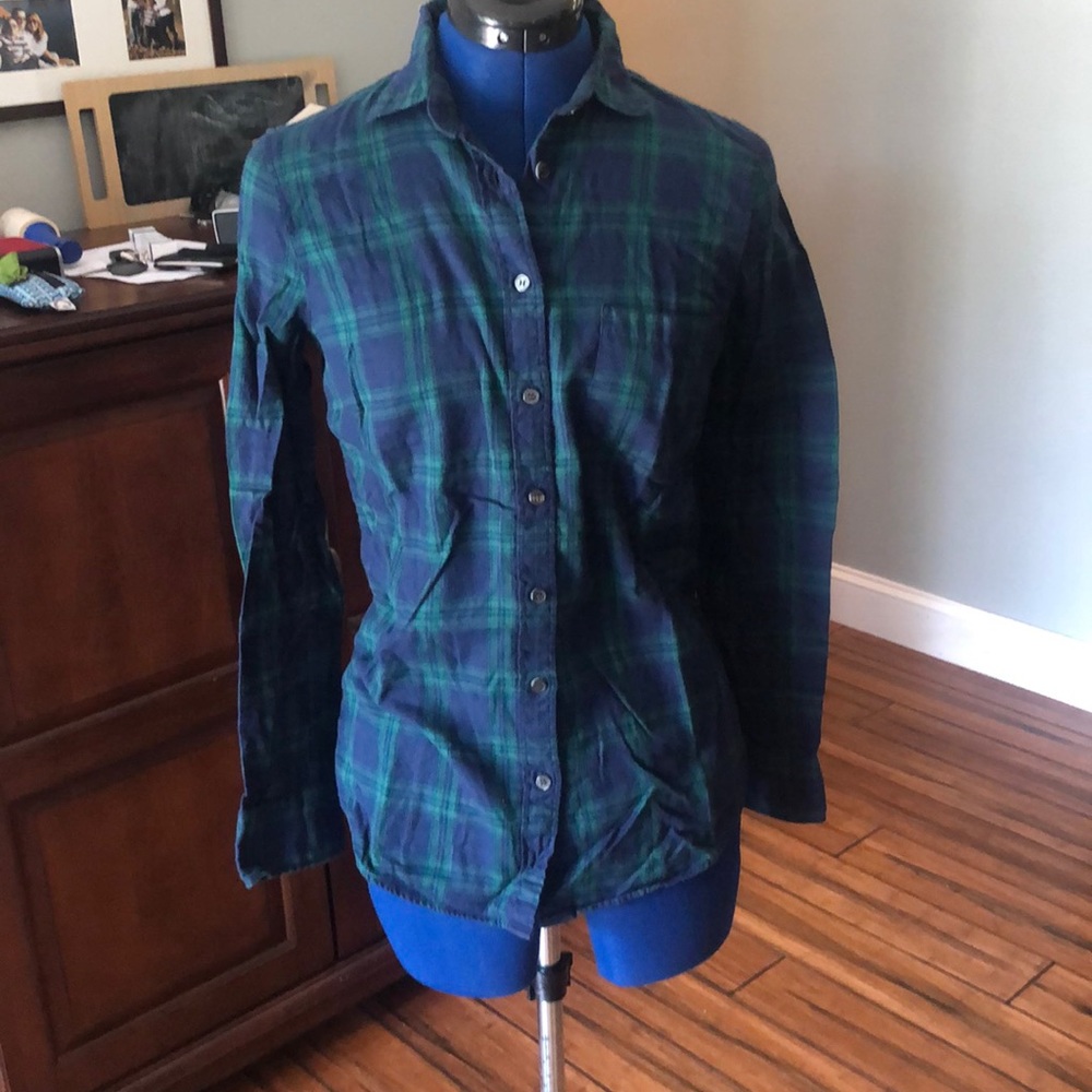J Crew Button Down Flannel